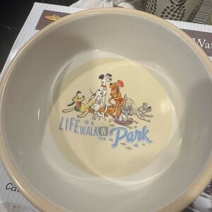 Disney parks disneyland dog water food dish